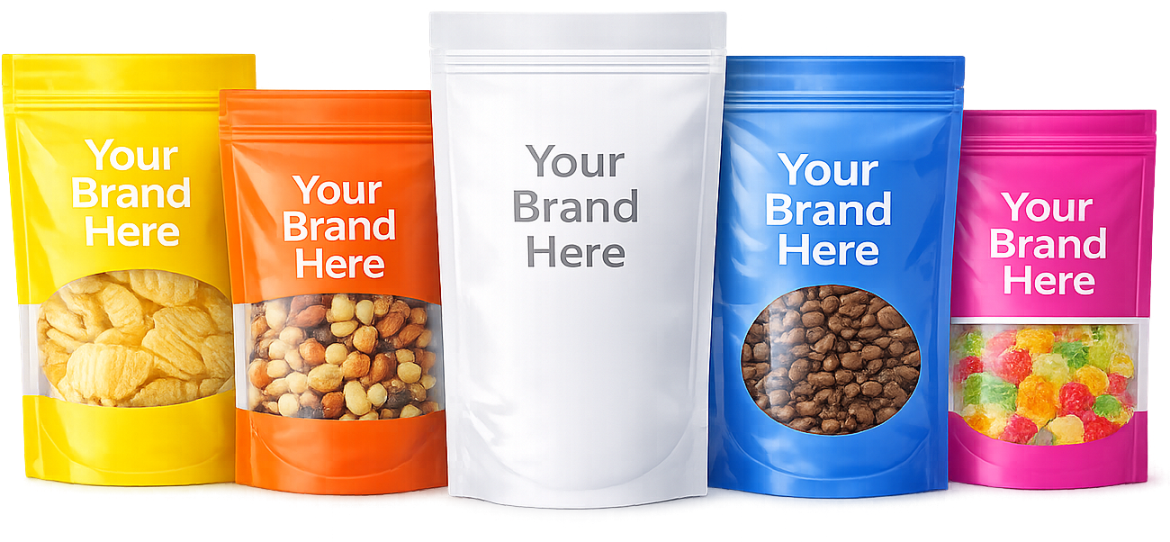 Stand-Up Pouches (Doypack Bags) - Private Label Packaging